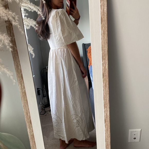 NWOT The Great. cotton linen peasant dress - Picture 3 of 3